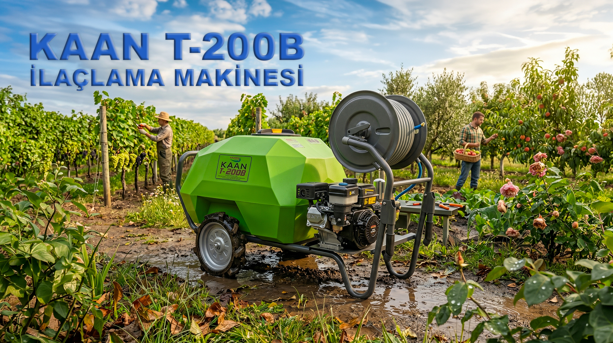 KAAN T200-B BENZİNLİ İLAÇLAMA MAKİNESİ